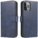 Magnet Case for Samsung Galaxy S23 flip cover wallet stand blue