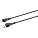 Ldnio LDNIO LS522  USB - USB-C 2m Cable (Grey-Blue)