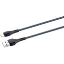 Ldnio LDNIO LS521, 1m  USB - Lightning Cable (Grey-Blue)