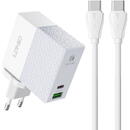 Wall charger LDNIO A2620C USB, USB-C 65W + USB-C - USB-C cable