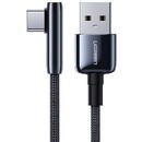UGREEN Ugreen angle cable with side USB plug - USB Type C 5 A Quick Charge 3.0 SCP FCP 0.5 m black (70282 US313)