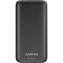Canyon PB-301, 30000mAh, 2x USB-A, 1x USB-C, Black