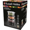 Russell Hobbs Aparat de gatit cu aburi compact Russell Hobbs Kitchen Collection 26530-56, 7 L, Timer, Bol orez, Negru