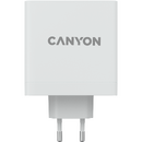 Canyon H-140-01, 1x USB-A, 2x USB-C, 2A, White