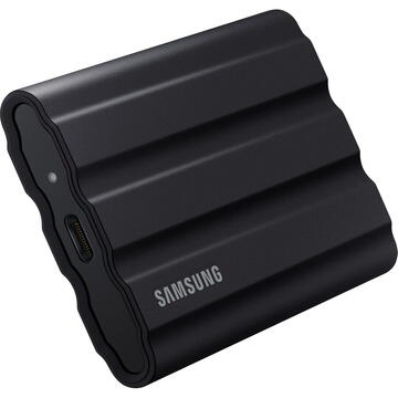 SSD Extern Samsung T7 Shield, 4TB, USB-C 3.1, Black
