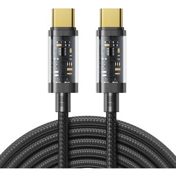 Joyroom cablu USB Type-C - USB Type-C 100W cablu 2m black (S-CC100A20)- 107833