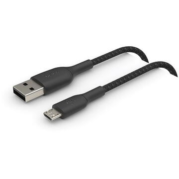Belkin  CAB007bt1MBK USB cable 1 m USB A Micro-USB A Black