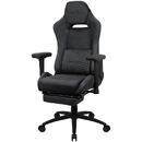 AeroCool ROYALSLATEGR Premium Ergonomic Gaming Chair Legrests Aerosuede Technology Grey