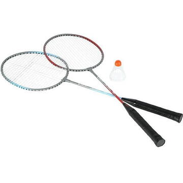 NILS eXtreme NILS NRZ002 STEEL badminton set 2 rackets + shuttlecock