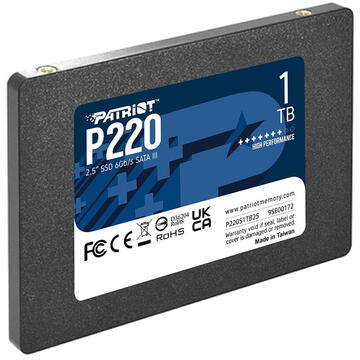 SSD Patriot P220 1TB, SATA3, 2.5inch