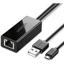 UGREEN Ugreen external micro USB 100Mbps network adapter for Chromecast 1m black (30985)
