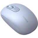 Wireless mouse UGREEN 90671 2.4G Dusty Blue,Conexiune wireless 2.4G,2400 dpi,3 butoane,Wireless