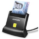 AXAGON CRE-SM4N, USB-A, Cititor de carduri, Smart Card StandReader NEGRU