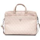 Guess Bag GUCB15P4TP 16 "rose / pink Saffiano 4G Triangle Logo