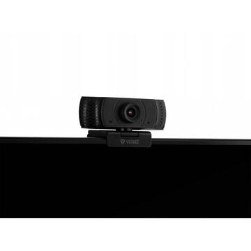 Camera web Yenkee TWC 100 Full HD Plug@Play USB microfon negru