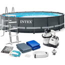 Intex 26340NP Ultra XTR Frame™ Set, panou protectie, scara inclusa, 7.3m x 1.3m