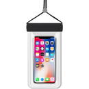 Hurtel Waterproof phone case 115 mm x 220 mm pool beach bag black