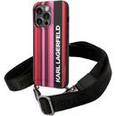 Karl Lagerfeld KLHCP14XSTSTP iPhone 14 Pro Max 6.7 "hardcase pink / pink Color Stripes Strap