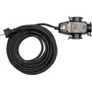 Yato Cablu prelungitor 20m, splitter, negru, YT-81162