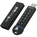 Flash S-USB 3.0  16GB Apricorn SecureKey, Citire   195 MB/s, Scriere 162 MB/s