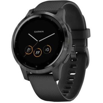 Smartwatch Garmin Vivoactive 4S, 1.1 inch, Curea silicon, Black-Slate
