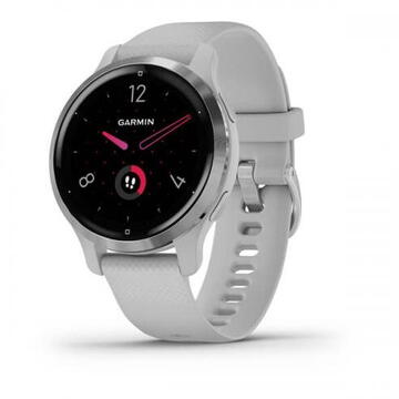Smartwatch Garmin Venu 2S, 1.1inch, Curea Silicon, Mist Grey