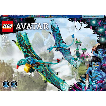 LEGO Avatar Primul zbor cu Banshee-ul lui Jake si Neytiri 75572, 572 piese