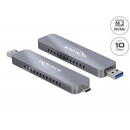 Delock Carcasă externă pentru M.2 NVME PCIe SSD cu USB Type-C™ și de Tip-A