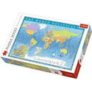 Puzzles 2000 elements Political map of the world