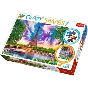 Trefl Puzzles 600 elements Crazy Shapes - Sky over Paris