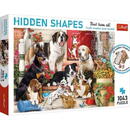 Puzzle Hidden Shapes Doggy Fun