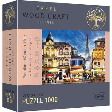 Trefl Gra puzzle drewniane 1000 elementów Francuska uliczka