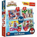 Trefl Puzzle 4in1 Spiderman team