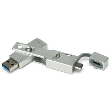 SSD Extern OWC Envoy Pro mini 1TB, External SSD (aluminum, Thunderbolt 3 (USB-C), USB-A)
