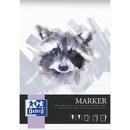 Bloc de desen OXFORD Lettering Marker, A3, 15 file - 180g/mp, coperta carton - design raton