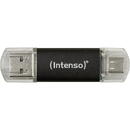 Intenso Twist Line 128 GB, (anthracite/transparent, USB-A 3.2 Gen 1, USB-C 3.2 Gen 1)