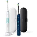 Philips Philips 4500 series ProtectiveClean 5100 HX6851/34 2-pack sonic electric toothbrushes with accessories
