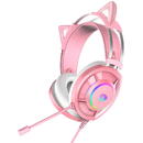DAREU Gaming headphones Dareu EH469,Roz, USB, RGB,Microfon