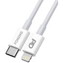 Foneng USB-C cable for Lighting Foneng X31, 3A, 2M (white)
