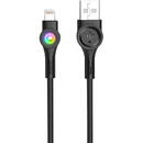 Foneng Foneng X59 USB to Micro USB cable, LED, 3A, 1m (black)