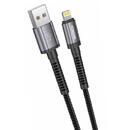 Foneng USB cable for Lightning Foneng X83, 2.1A, 1m (black)