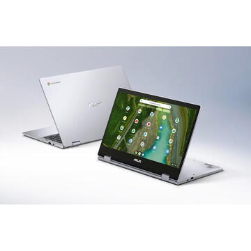 Notebook Asus Chromebook Flip 15.6" FHD Intel Celeron N5100 8GB 128GB SSD Intel HD Graphics Chrome OS Transparent Silver