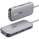 BlitzWolf 7in1 Blitzwolf BW-TH5 Hub USB-C to 3xUSB 3.0, HDMI, USB-C PD, SD, microSD