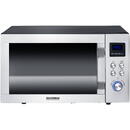 Severin MW 7777 Microunde, Argintiu, 900 W, 25 litri, Panou Mecanic / Digital,10 trepte putere,Grill