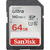 Card memorie SanDisk Ultra 64 GB SDXC, card (black, UHS-I U1, Class 10)
