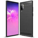 Techsuit Husa pentru Samsung Galaxy Note 10 Plus 4G / Note 10 Plus 5G - Techsuit Carbon Silicone - Black