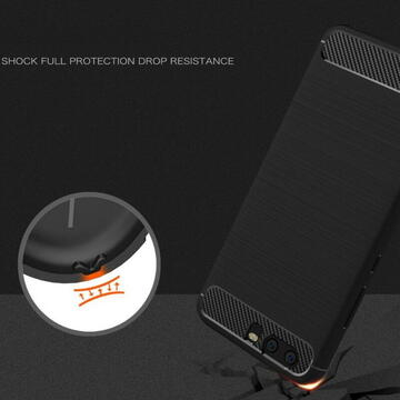 Husa Husa pentru Huawei P10 Plus - Techsuit Carbon Silicone - Black