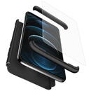 GKK Husa pentru Iphone 12 Pro Max + Folie - GKK 360 - Black