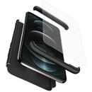 GKK Husa pentru Iphone 12 Pro + Folie - GKK 360 - Black