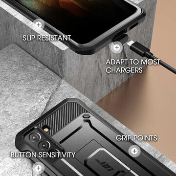 Husa Husa pentru Samsung Galaxy S21 5G - Supcase Unicorn Beetle Pro - Black